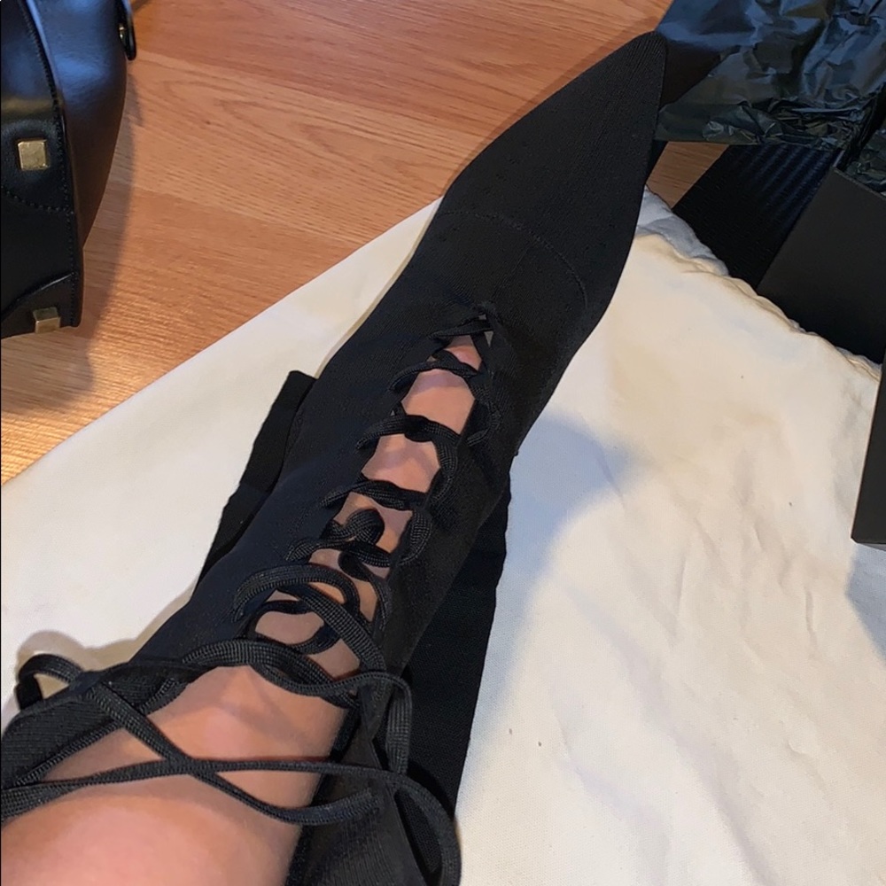 👑Yeezy 40 euro knit booties lace up new - Picture 6 of 8